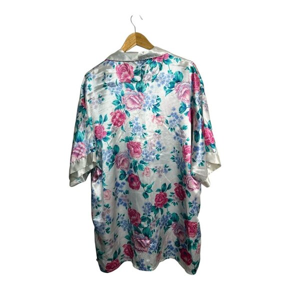 Vintage J.O. Intimates Women's Size XXL Floral Night Gown Made in Hong Kong - Picture 3 of 7
